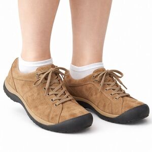 Size 8.5 KEEN Women’s Presidio Brown Nubuck Leather Oxford Shoes